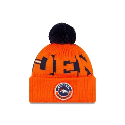 Blue Denver Broncos Hat - New Era NFL Alternate Cold Weather Sport Knit Beanie USA3854962